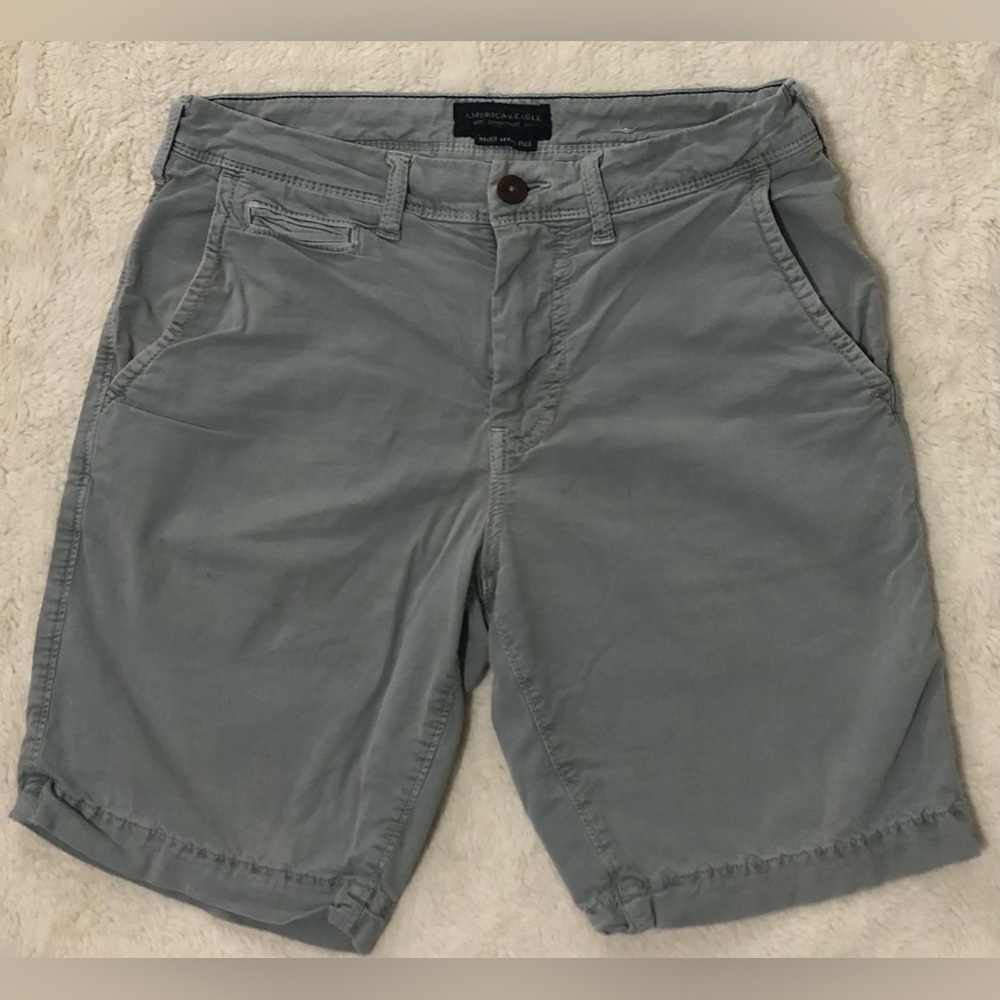 Short for men size 29 color green, brand American Eagle